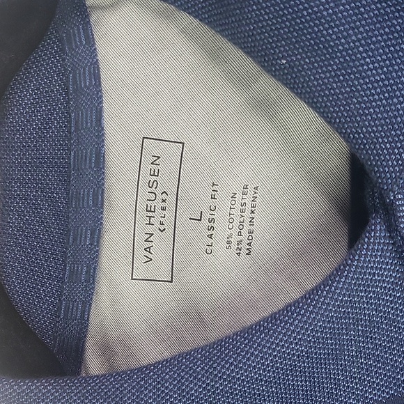 Van Heusen flex men shirt sz Large - Picture 2 of 8